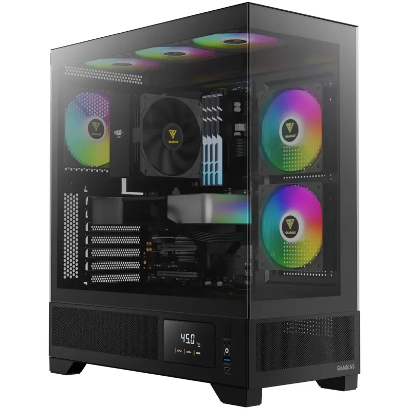 Case Gamdias ATLAS M1 black Mid Tower
