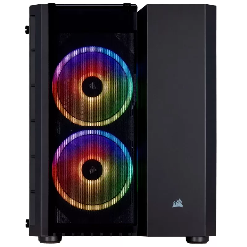 מארז Corsair Crystal Series 280X RGB Tempered Glass שחור SMALL CASE