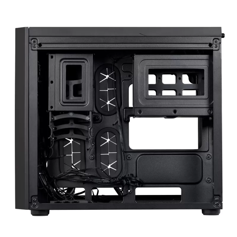 מארז Corsair Crystal Series 280X RGB Tempered Glass שחור SMALL CASE