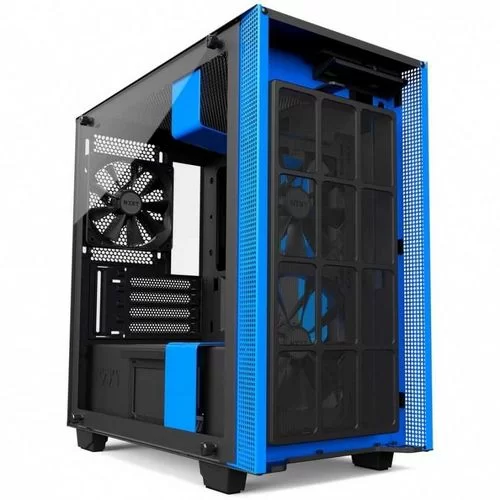 Корпус NZXT H400 black, blue Корпус NZXT H400 black, blue