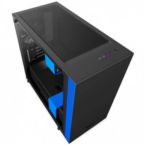 Корпус NZXT H400 black, blue Корпус NZXT H400 black, blue