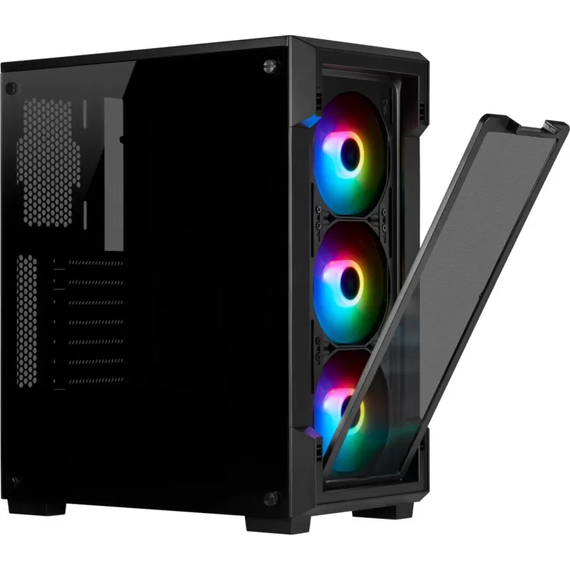 Корпус Corsair iCUE 220T RGB Tempered Glass Mid black Mid Tower