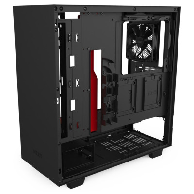 Корпус NZXT H510 MATTE черный, красный Mid Tower Корпус NZXT H510 MATTE черный, красный Mid Tower