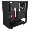 מארז NZXT H510 MATTE שחור, אדום Mid Tower