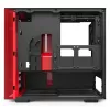 מארז NZXT H210 שחור, אדום Mini-ITX