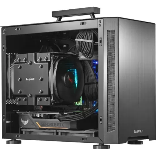 Case LIAN-LI Mini-ITX PC-TU150 Windowless black Mini Tower