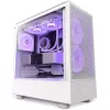 Корпус NZXT H5 Flow RGB white ATX