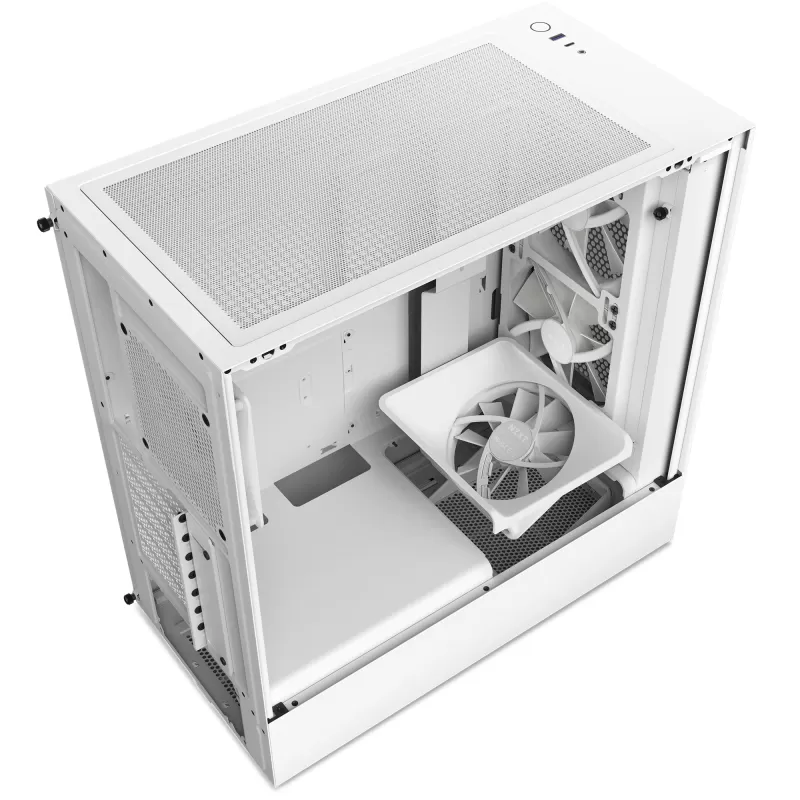 Корпус NZXT H5 Flow RGB white ATX