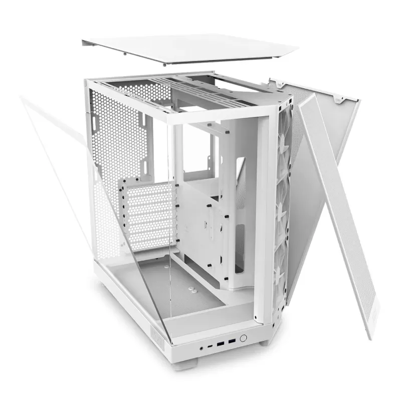 מארז NZXT H6 Flow לבן ATX