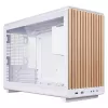 מארז LIAN-LI A3 Wood and Glass Edition לבן Micro ATX