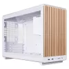 מארז LIAN-LI A3 Wood and Glass Edition לבן Micro ATX