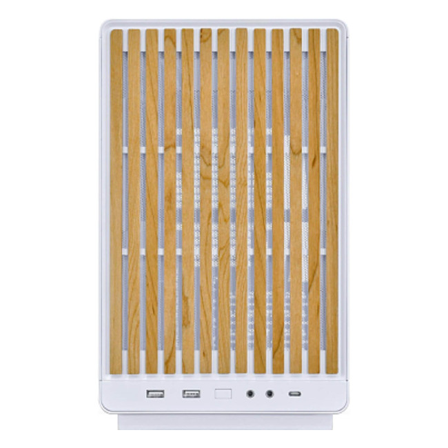 Case LIAN-LI A3 Wood and Glass Edition white Micro ATX