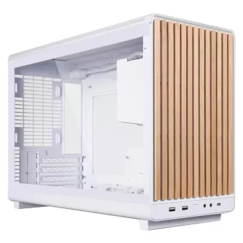 Корпус LIAN-LI A3 Wood and Glass Edition white Micro ATX