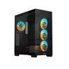 מארז מחשב Gigabyte C500 PANORAMIC STEALTH Mid-Tower4X120mm ARGB Mid Tower צבע שחור
