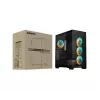 מארז מחשב Gigabyte C500 PANORAMIC STEALTH Mid-Tower4X120mm ARGB Mid Tower צבע שחור