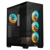 מארז מחשב Gigabyte C500 PANORAMIC STEALTH Mid-Tower4X120mm ARGB Mid Tower צבע שחור