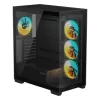 מארז מחשב Gigabyte C500 PANORAMIC STEALTH Mid-Tower4X120mm ARGB Mid Tower צבע שחור