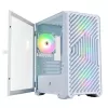 Computer Case 1St Player T5 ARGB Mini Tower Mini Tower Color:white