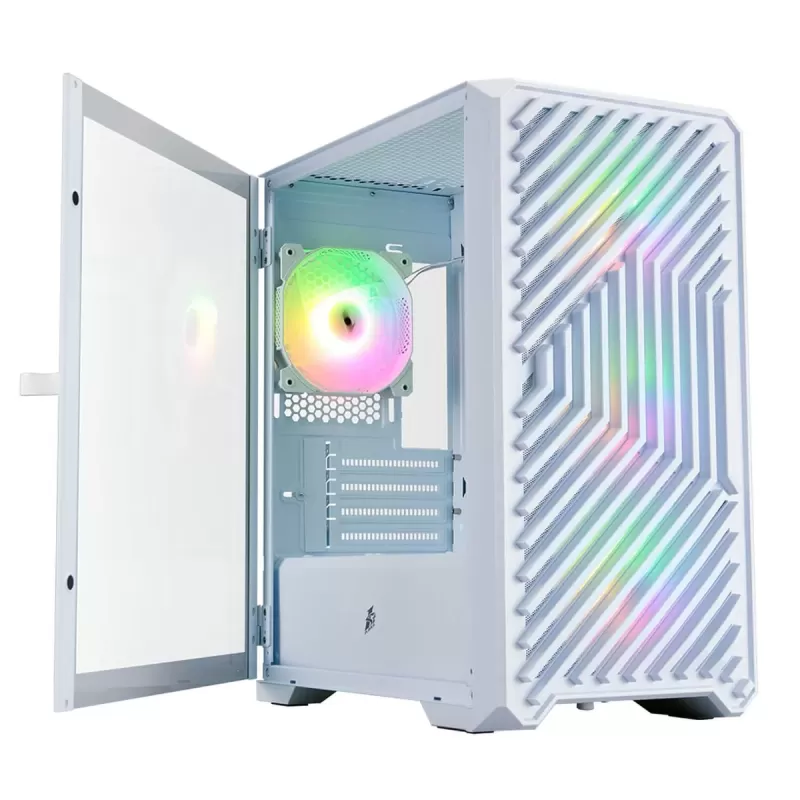 Computer Case 1St Player T5 ARGB Mini Tower Mini Tower Color:white