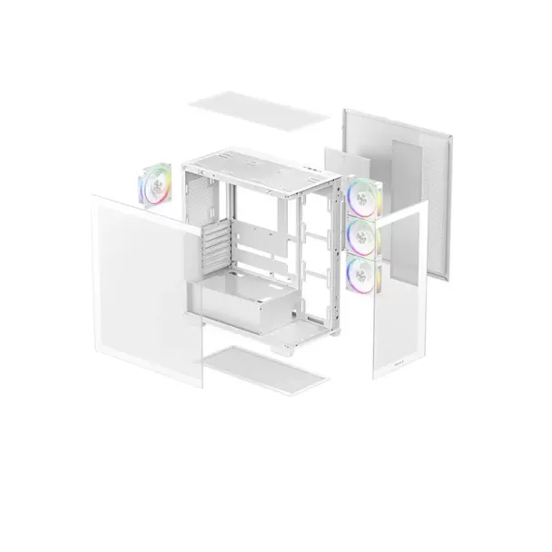 מארז DEEPCOOL CG580 4F V2 לבן ATX מארז DEEPCOOL CG580 4F V2 לבן ATX
