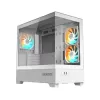 מארז Gigabyte C201 Panoramic Ice Micro-ATX לבן Mid Tower