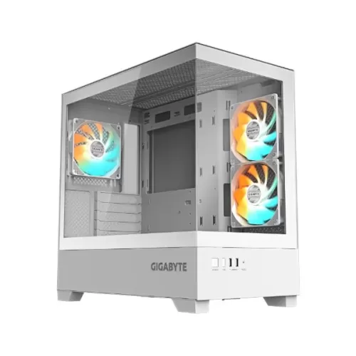 מארז Gigabyte C201 Panoramic Ice Micro-ATX לבן Mid Tower