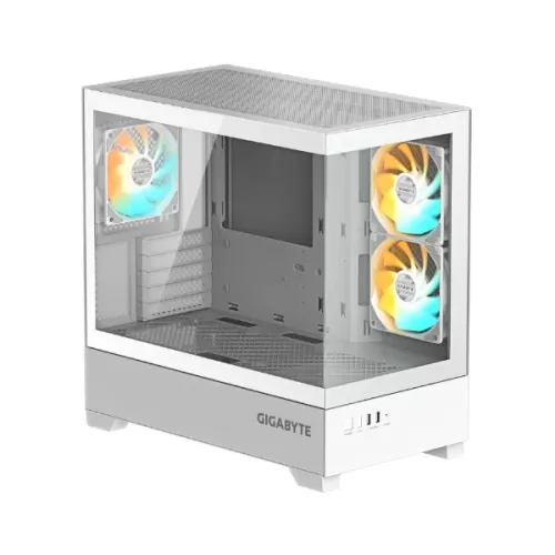 מארז Gigabyte C201 Panoramic Ice Micro-ATX לבן Mid Tower