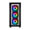 Case Corsair iCUE 220T RGB Tempered Glass Mid white, black Mid Tower