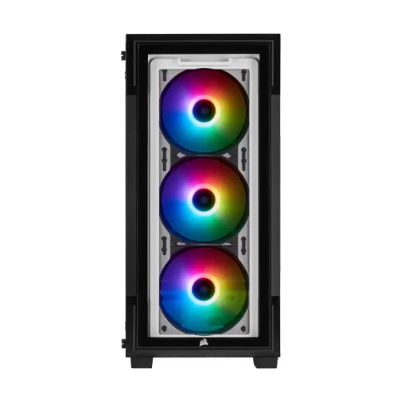 Case Corsair iCUE 220T RGB Tempered Glass Mid white, black Mid Tower