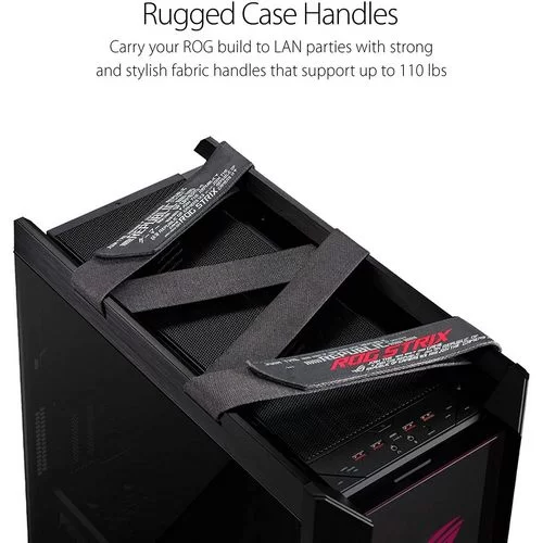 Case Asus GX601 ROG Strix Helios Mid Tower Color:black