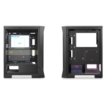 מארז Antec NX360 Elite Mid Tower צבע שחור