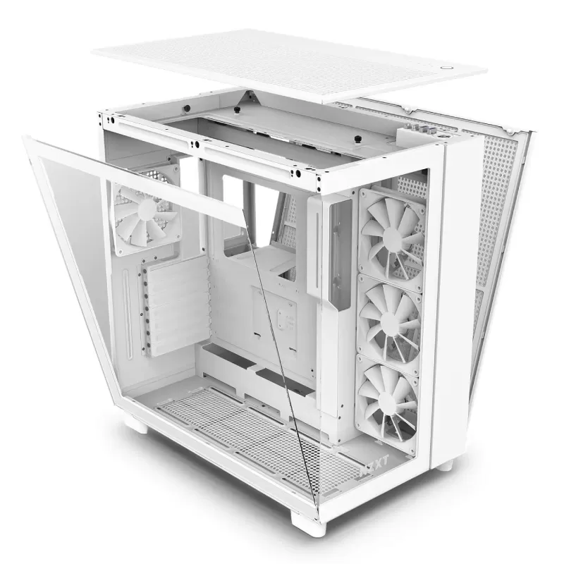 מארז NZXT H9 FLOW לבן
