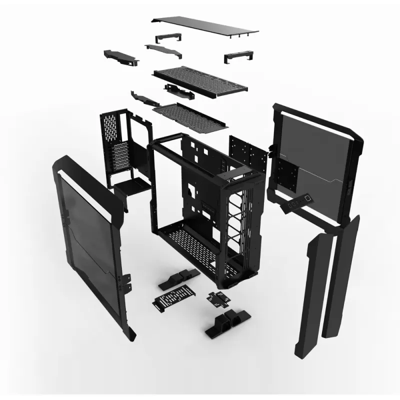 מארז LIAN-LI Full Tower PC-TR01X ODYSSEY X שחור ATX מארז LIAN-LI Full Tower PC-TR01X ODYSSEY X שחור ATX