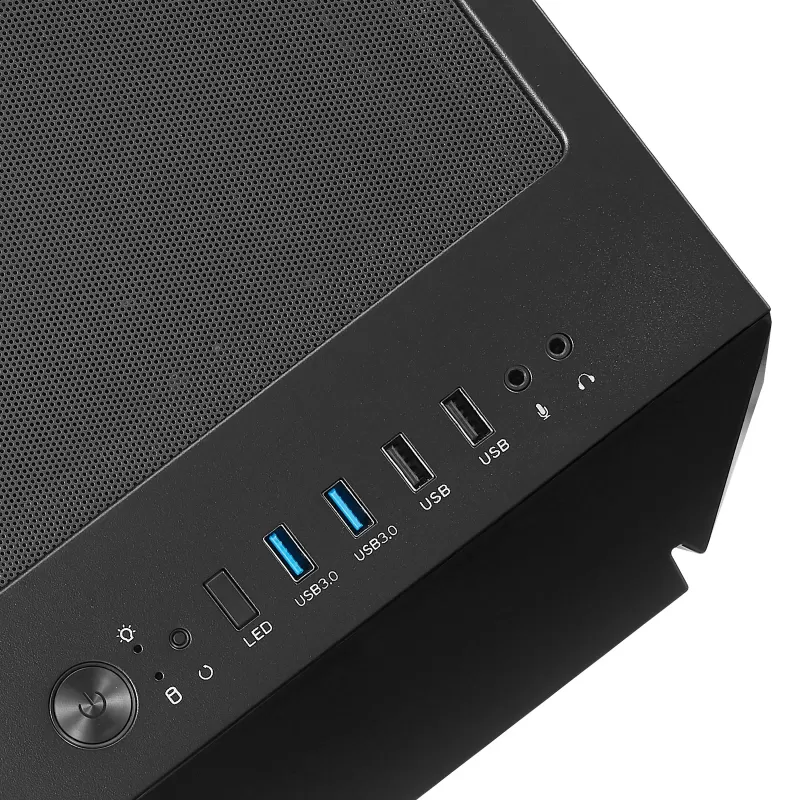 Корпус SilverStone FARA V1M Pro black TG Case Micro ATX