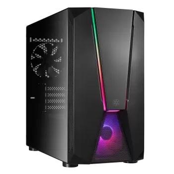 Case SilverStone FARA V1M Pro black TG Case Micro ATX