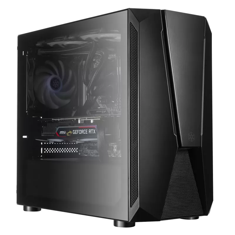 Корпус SilverStone FARA V1M Pro black TG Case Micro ATX