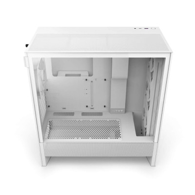 מארז NZXT H5 Flow RGB (2024) לבן ATX מארז NZXT H5 Flow RGB (2024) לבן ATX