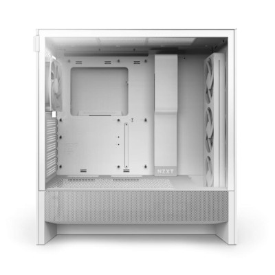 מארז NZXT H5 Flow RGB (2024) לבן ATX מארז NZXT H5 Flow RGB (2024) לבן ATX
