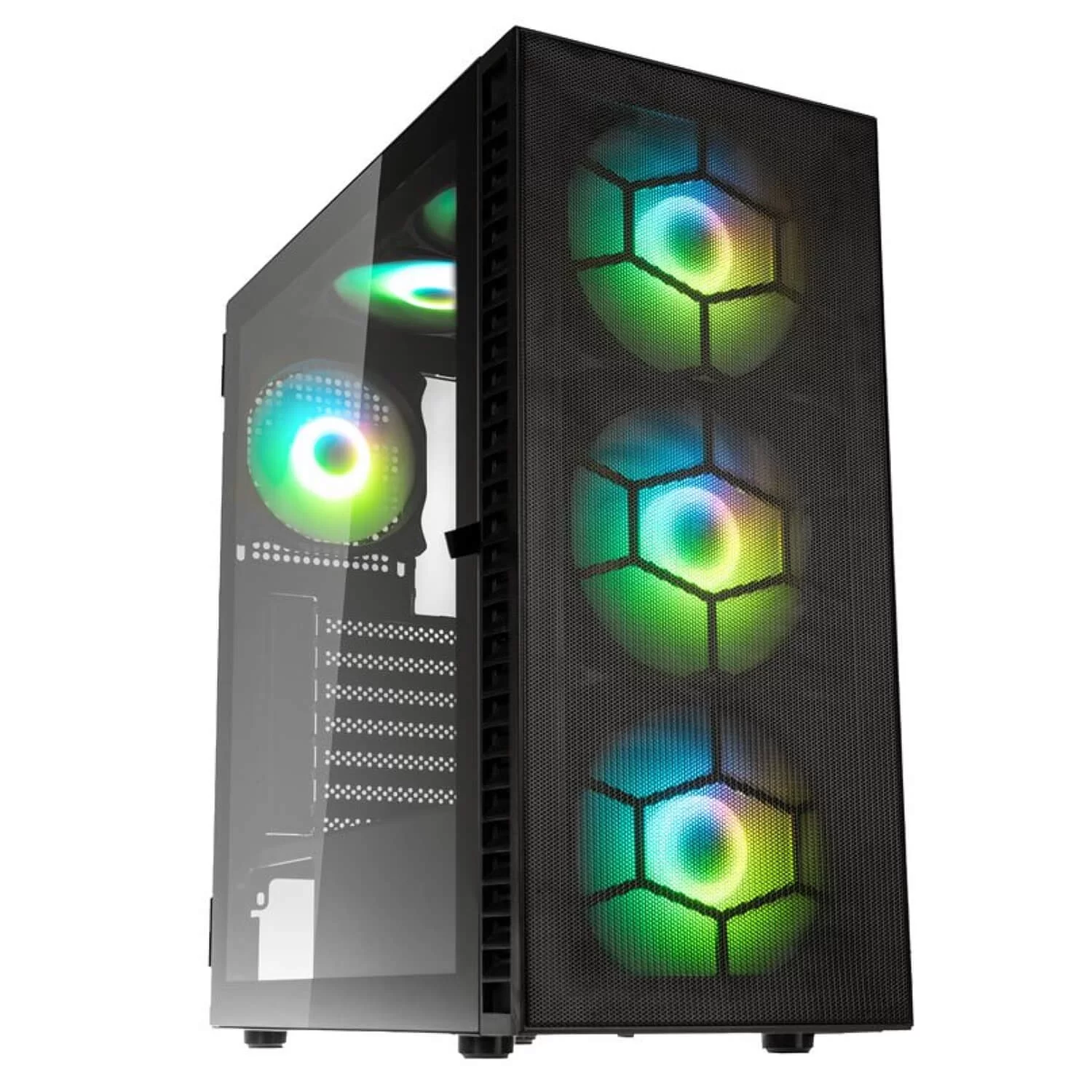 Case Kolink Observatory HF Plus Mesh ARGB ATX Color:black