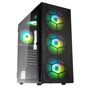 מארז Kolink Observatory HF Plus Mesh ARGB ATX צבע שחור