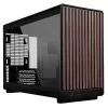 Корпус LIAN-LI A3 Wood and Glass Edition black Micro ATX