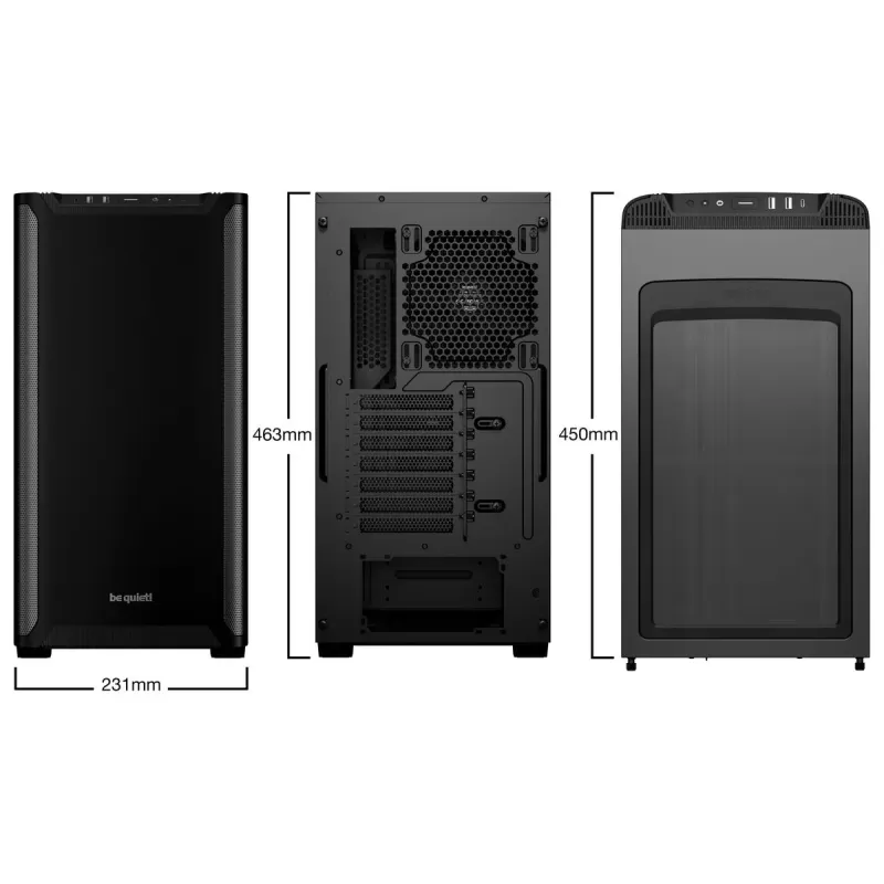 Case be quiet! PURE BASE 501 black ATX