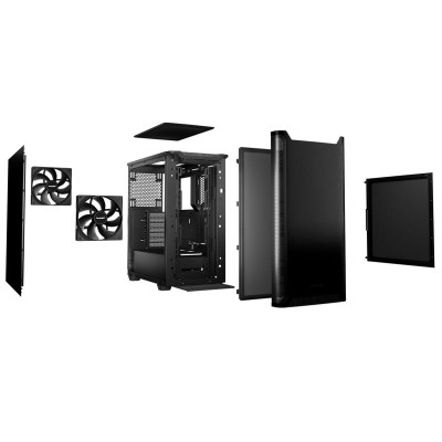 Корпус be quiet! PURE BASE 501 черный ATX.. Корпус be quiet! PURE BASE 501 черный ATX..