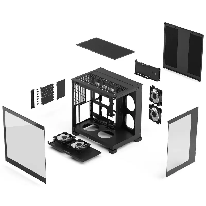 מארז מחשב Fractal Design Pop 2 Vision RGB שחור Mid Tower Mid Tower
