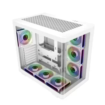 מארז מחשב Cooler Master Elite 600 ATX mid-tower Airflow לבן Mid Tower