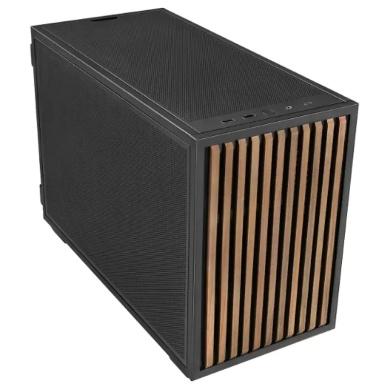 מארז LIAN-LI Lian-Li B4 Wood Black Case צבע שחור
