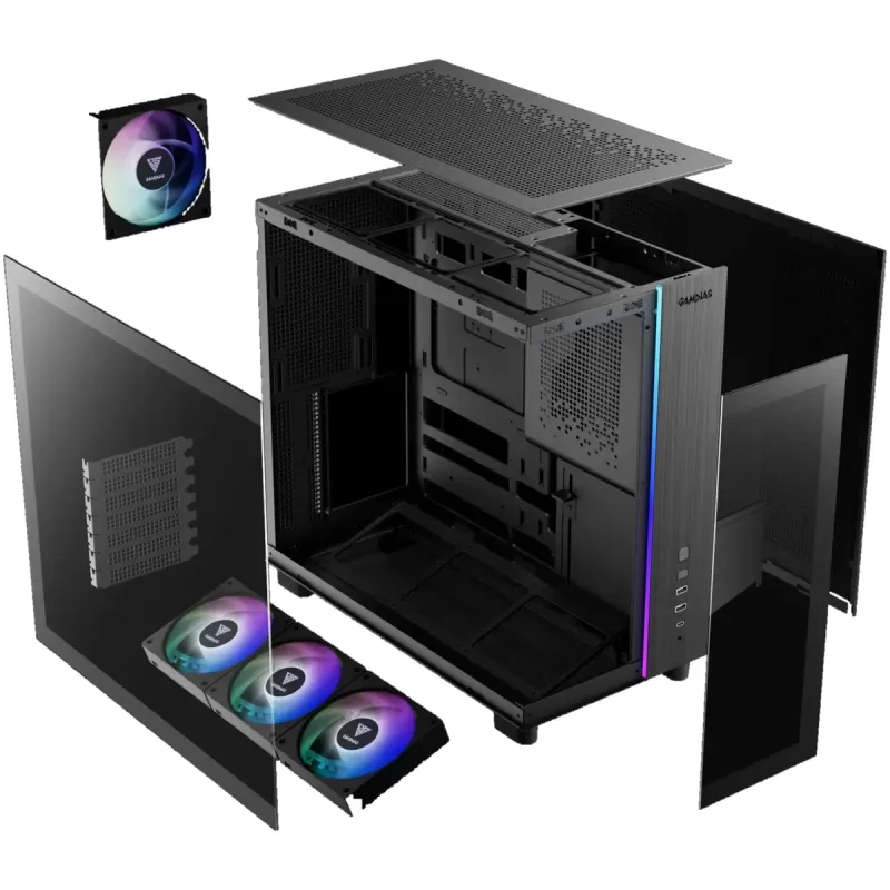 Case Gamdias ATLAS M4 black Mid Tower