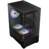 Case Gamdias AURA GC9M ELITE ARGB black Micro Tower