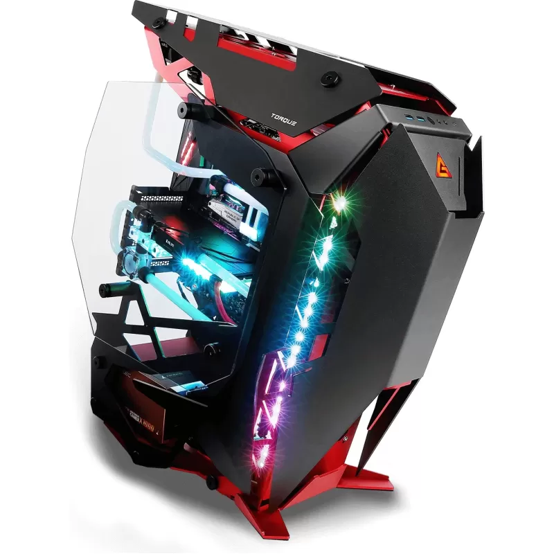 מארז Antec TORQUE אפור, אדום Mid Tower