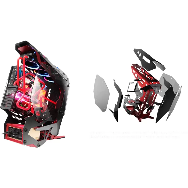 מארז Antec TORQUE אפור, אדום Mid Tower